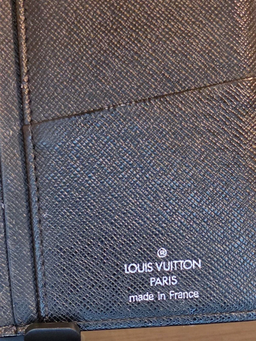Louis Vuitton Damier Cobalt Brazza Long Wallet Bifold Zip Coin Purse France-COA